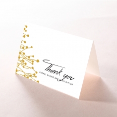 Flourishing Romance thank you wedding stationery card design