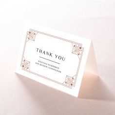 Gatsby Glamour thank you invitation card