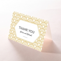 Gatsby Glamour thank you card design