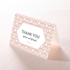 Gatsby Glamour thank you stationery card design