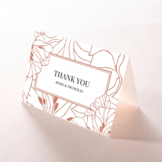 Grand Flora thank you stationery card design