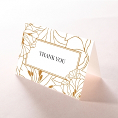 Grand Flora wedding thank you card