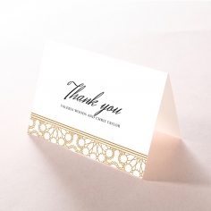 Marrakech thank you wedding card