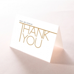 Minimalist Love wedding thank you stationery card