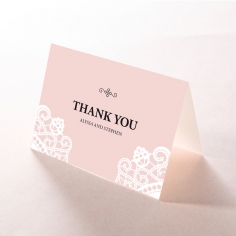 Oriental Charm thank you wedding stationery card design