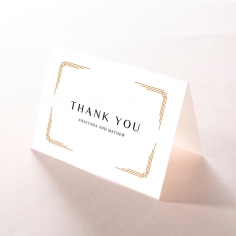 Ornate Luxury wedding stationery thank you card design