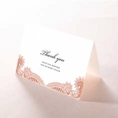 Paisley Grandeur thank you invitation card