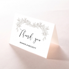 Paper Timeless Simplicity thank you invitation card