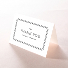 Playful Love thank you wedding card