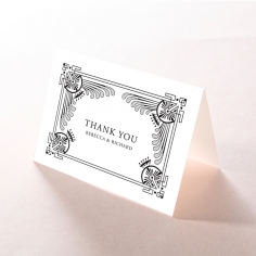 Regal Frame wedding thank you stationery card design