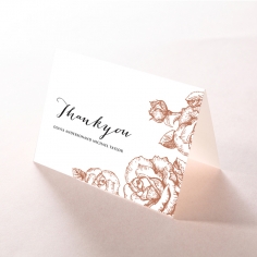 Rose Garden thank you card design