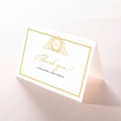 Royal Lace wedding thank you stationery card item