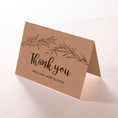 Springtime Love wedding stationery thank you card design