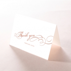 United as One thank you wedding card