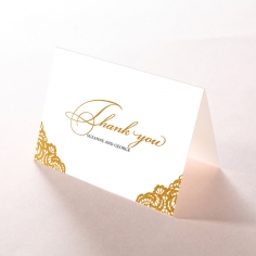 Vintage Prestige with Foil thank you wedding stationery card item