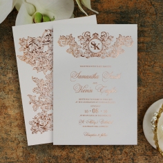 Baroque Romance Wedding Invitation Design