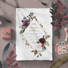 Contemporary Love Stationery invite