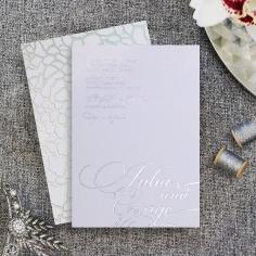 Fracture Wedding Invitation Card