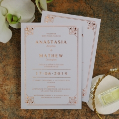 Gatsby Glamour Invitation Card Design