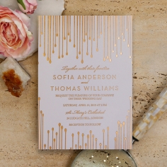 Luxe Intrigue Wedding Invitation