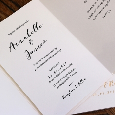 Written In The Stars Wedding Invite Card