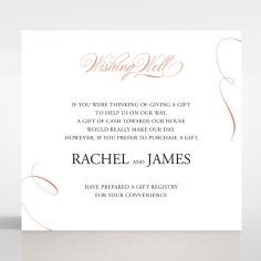 A Polished Affair wishing well enclosure invite card