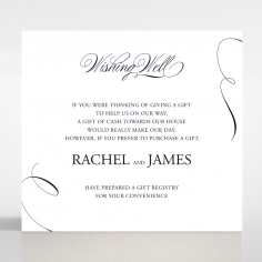 A Polished Affair wishing well enclosure invite card design
