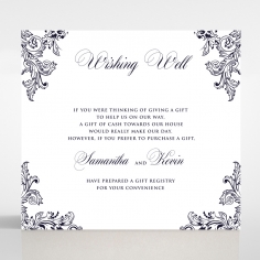 Baroque Romance wedding wishing well card design