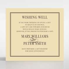 Damask Love wedding stationery wishing well invite card