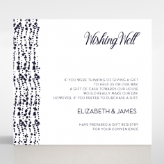 Enchanting Halo wishing well wedding card design