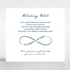 Eternal Simplicity wedding stationery wishing well card