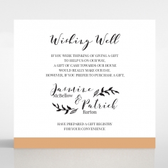 Forever Love Booklet - White wedding wishing well invite card