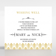 Gradient Glamour wedding stationery gift registry invitation card