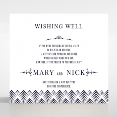 Gradient Glamour wedding stationery gift registry invitation card design