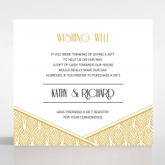 Jeweled Ikat wedding stationery gift registry invite card