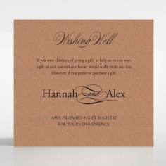Precious Moments wedding wishing well invitation card design