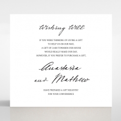 Pure Charm wedding wishing well enclosure invite card