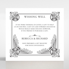 Regal Frame wedding stationery gift registry invite card