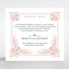 Regal Frame wedding stationery gift registry invite