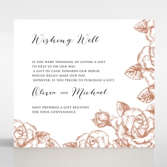 Rose Garden wishing well invite