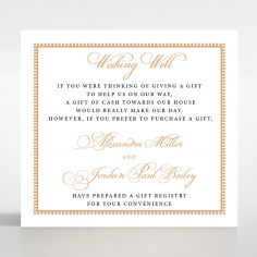 Royal Lace wishing well stationery invite card design