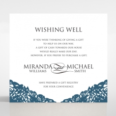 Royal Prestige wedding wishing well invitation