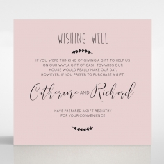 Sweet Romance wedding stationery wishing well invite card design