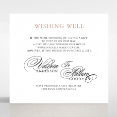 Timeless Romance wishing well stationery card design