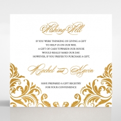 Victorian Extravagance with Foil wishing well stationery