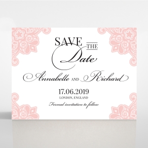 Floral Delight - Save the date - DS1520-WH-PK - 175819