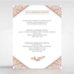 Ace of Spades wedding accommodation enclosure invite card design