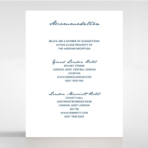 Eternal Simplicity accommodation enclosure invite card