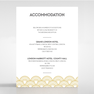 Gatsby Glamour accommodation card