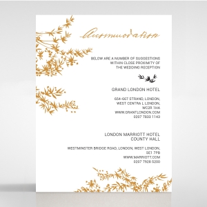 Oriental Romance accommodation stationery invite card design